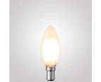 2W Candle Shaped Dimmable LED Bulb B15 Frosted in Warm White 2700K Modern SBC