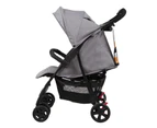 Childcare Compact Lightweight Baby Stroller Grey & Seat Protector
