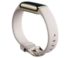 Fitbit Luxe Smart Fitness Watch - Lunar White/Soft Gold