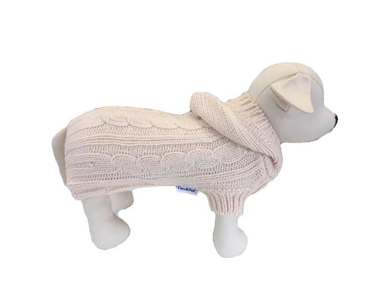 Edinburgh Dog Sweater - Cream