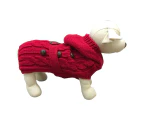 Paris Dog Sweater - Red