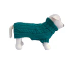 Coco Cable Dog Sweater - Teal