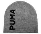 Puma Essential Classic Cuffless Beanie - Grey Heather/Black