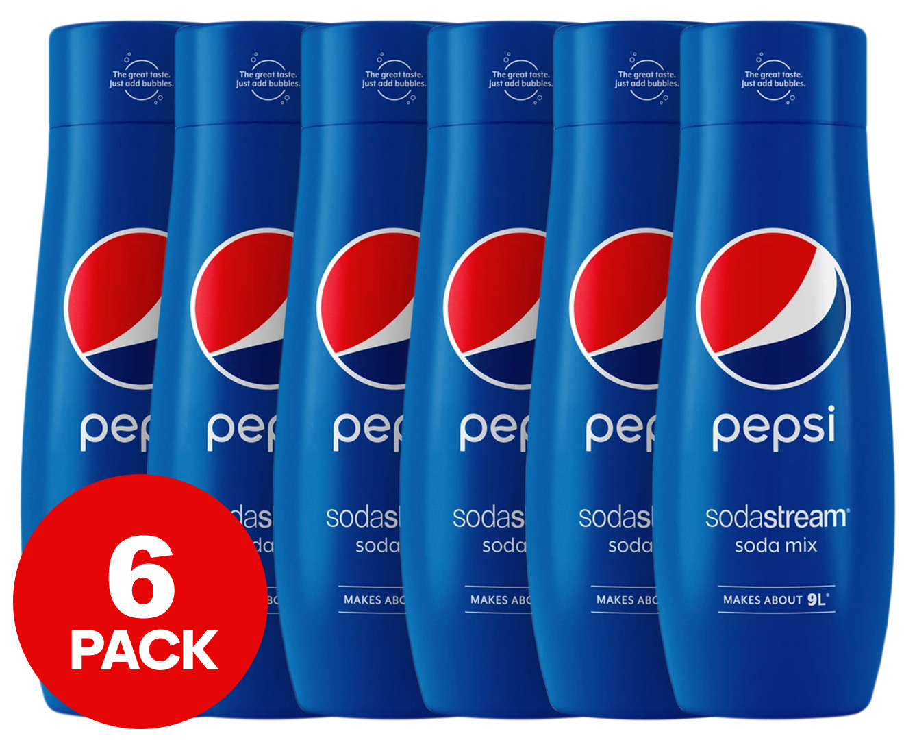 6x Pepsi Flavour for SodaStream 440ml Each Concentrated Syrup For Homemade  NEW