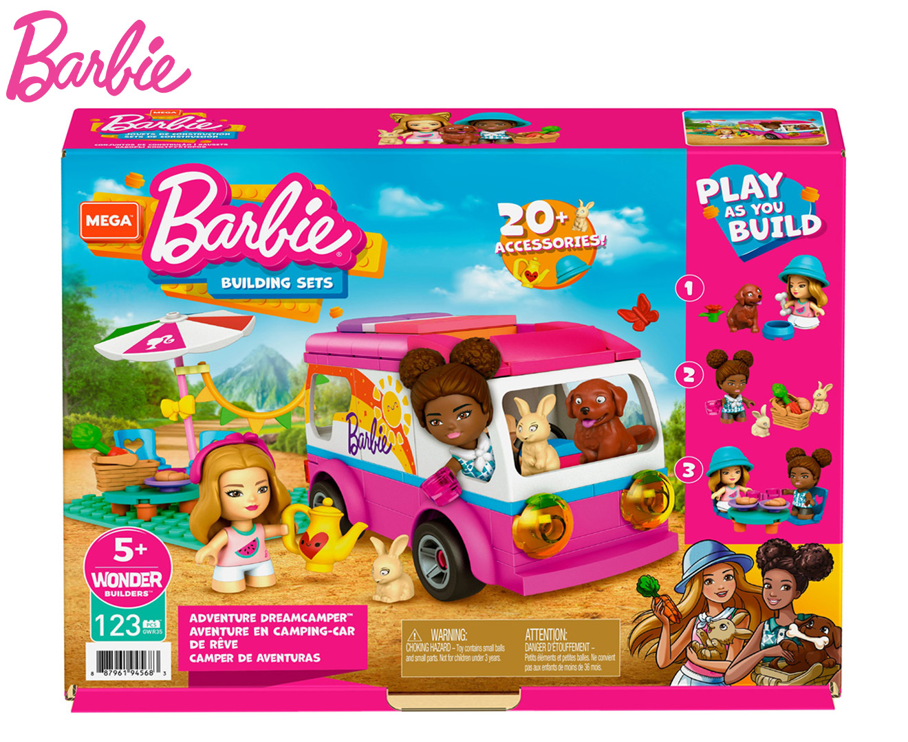 Barbie dreamcamper deals adventure camping playset