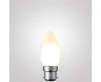 Bayonet Cap Candle Frosted LED Filament B22 Bulb 2700k Warm White Light 6Watt