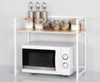 Ortega Home Microwave Oven Rack Stand - White