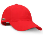 Lacoste Side Croc Twill Cap - Red