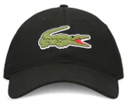 Lacoste Big Croc Twill Cap - Black