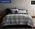 Sheridan Altoe Queen Bed Quilt Cover Set - Monochrome