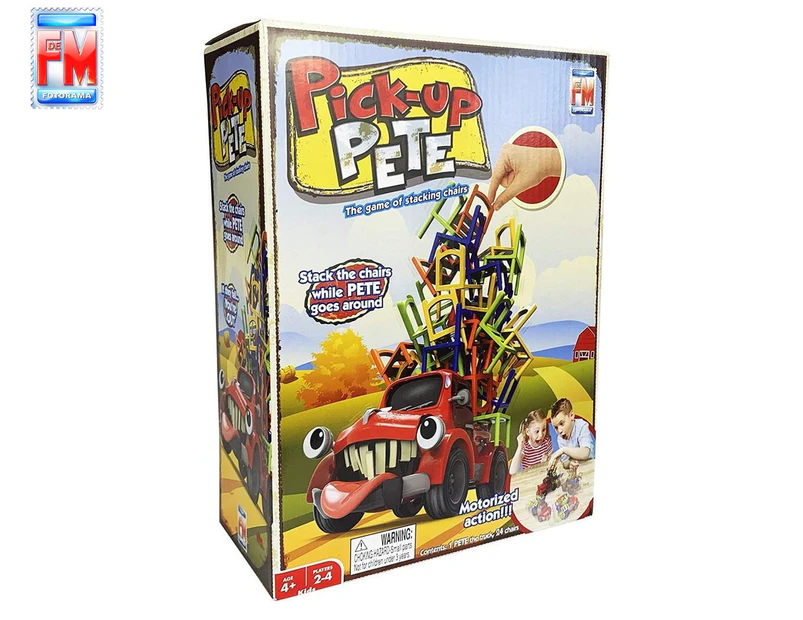 Pick-Up Pete Ultimate Chair Stacking Game Play 2-4 Players Kids/Children 4y+