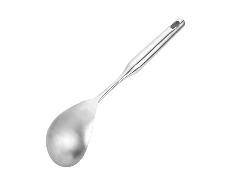 (Serving Spoon) - Betan 304 Stainless Steel,Dinner Spoon Serving Spoon, 32cm Premium Brushed Stainless Steel Large Serving Spoon Kitchen Tool with Good Gri