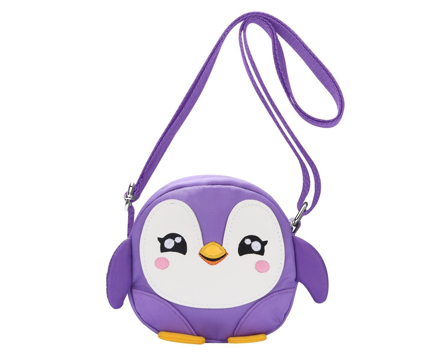 Kids Shoulder Bag Crossbody Purse Mini Cartoon Animal Preschool Messenger Handbag for Children Toddler Baby Girls DEEKEY Rabbit Purple 