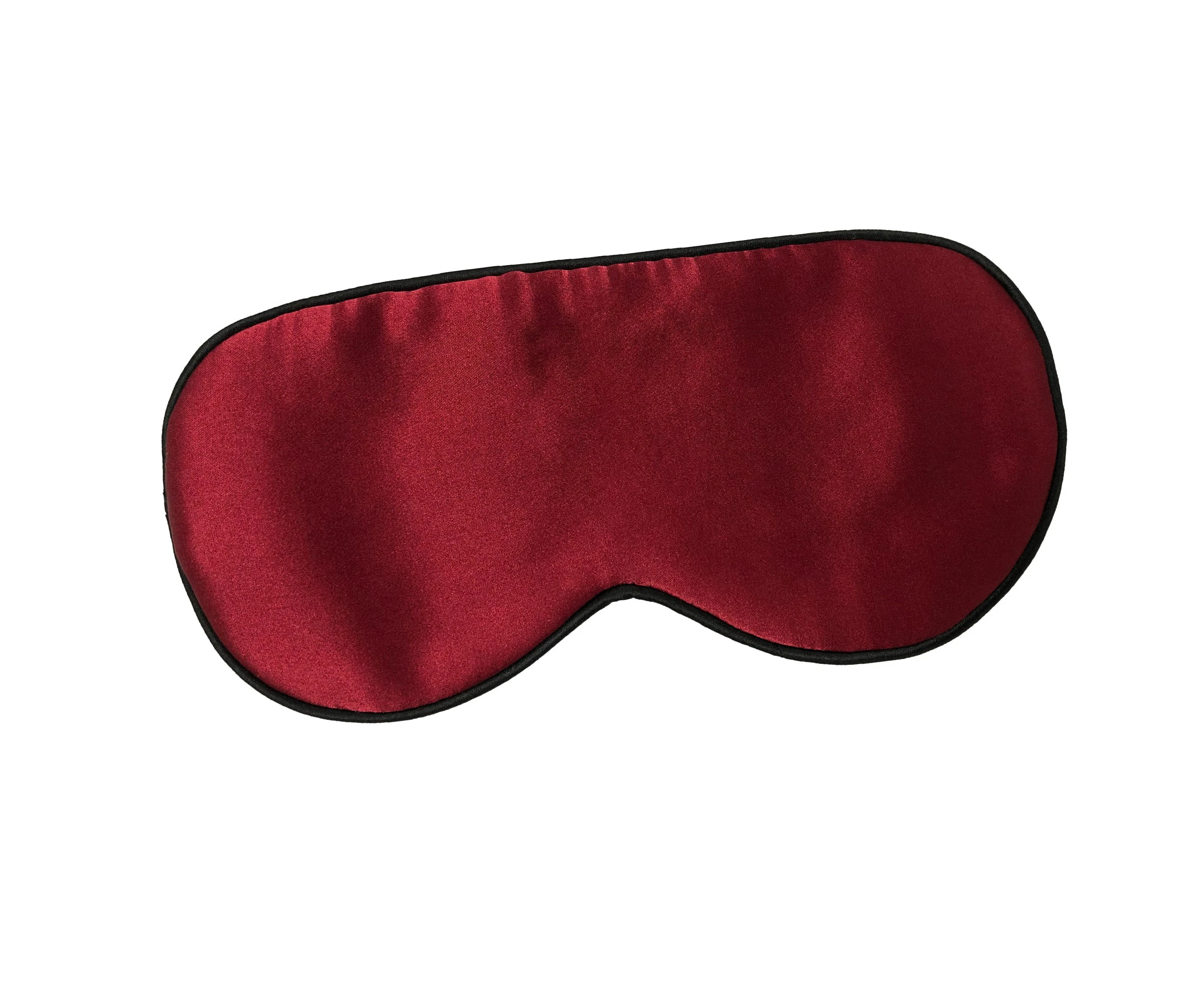 Softouch 100% Silk Eyeshade Sleep Eye Mask Cover Blindfold For Women Men - Burgundy