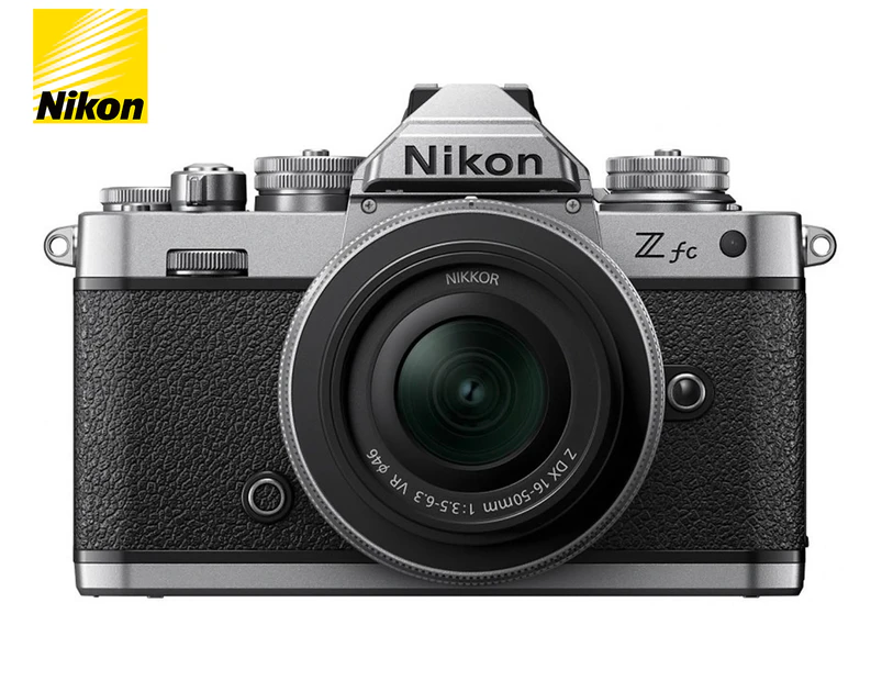 Nikon Z fc Mirrorless Camera w/ 16-50 VR Silver Lens Kit - Black