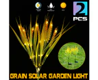 2Pcs Solar Flower Lights Multi-Color Changing Courtyard Decorative Lamp Garden Light Christmas Halloween Holiday Decor
