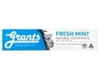 3 x Grants Natural Toothpaste Fresh Mint 110g 2