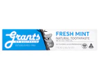 3 x Grants Natural Toothpaste Fresh Mint 110g