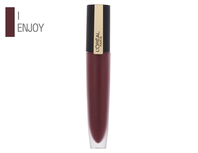 L'Oréal Rouge Signature Matte Lip Ink Liquid Lipstick 7mL - I Enjoy