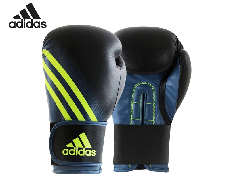 Adidas Speed 100 Boxing Gloves - Black/Yellow