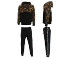 FIL Men's Fleece Hoodie Track Pants 2pc Set Camo Los Angeles - Jungle Camo