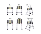 2.6M Telescopic Aluminium Multipurpose Ladder Extension Alloy Extendable Step