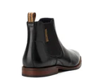Base London Mens Sikes Leather Chelsea Boots (Black) - FS7736