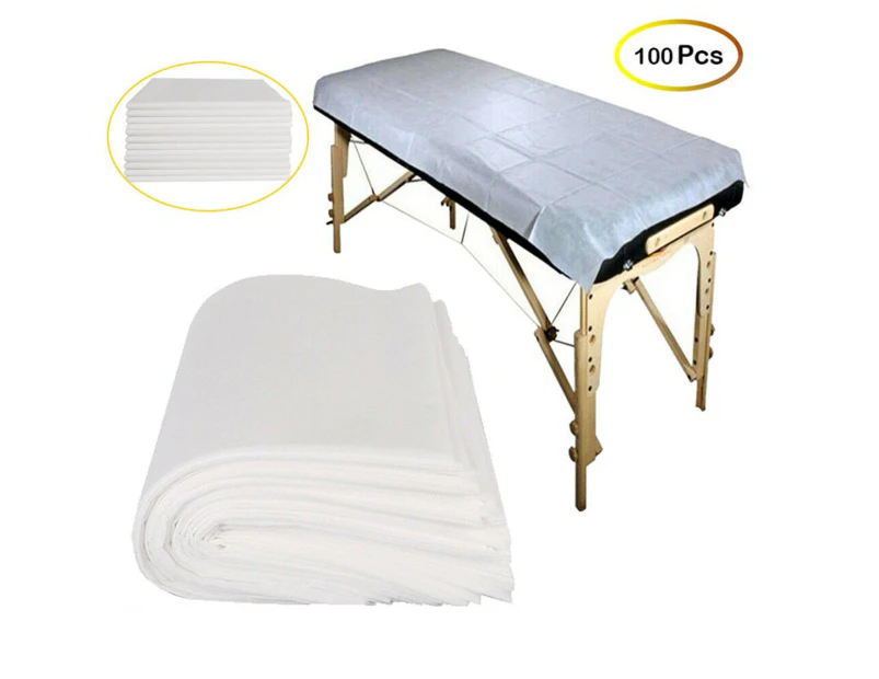 100 Sheet Disposable Beauty Bed Sheet Non-woven Massage Table Cover 180*80cm