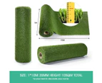 1M X 10M Artificial Synthetic Fake Faux Grass Mat Turf Lawn 35MM Height