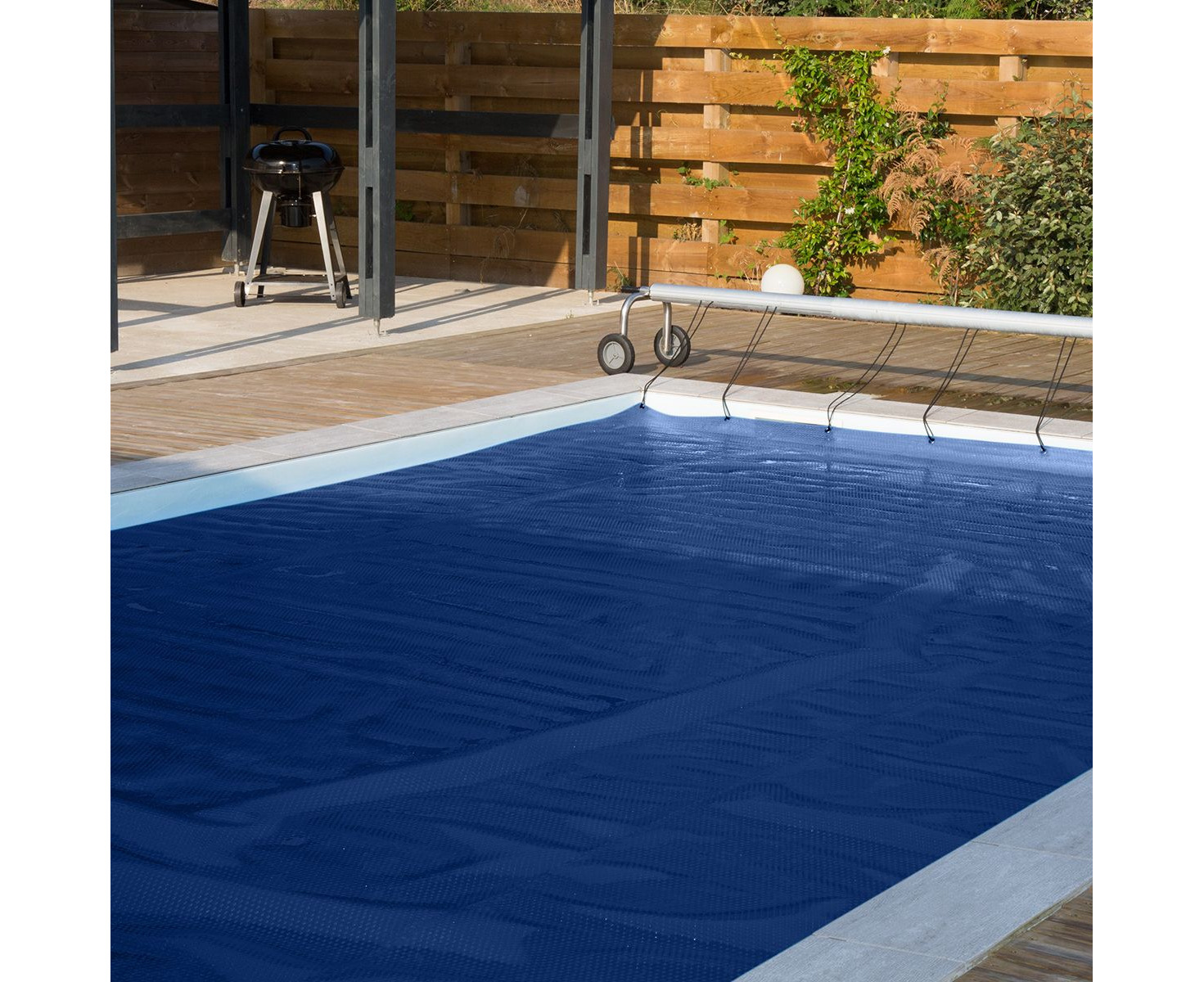 Solar Swimming Pool Cover 400 500 Micron Outdoor Bubble Blanket Covers 7  Sizes