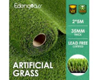 2M X 5M Artificial Synthetic Fake Faux Grass Mat Turf Lawn 35MM Height