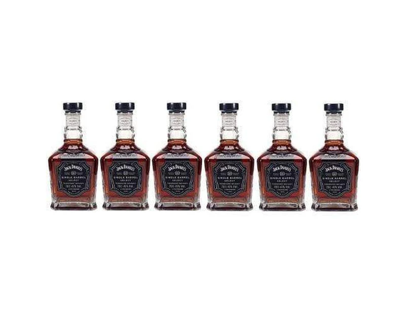 Jack Daniels Single Barrel Select Tennessee Whiskey 700ml - 6 Pack