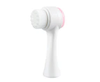 Beakey Face Brush Manual Facial Cleansing Brush And Pore Cleansing Dual Face Brush-Pink