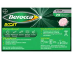 Berocca Boost Effervescent Tablets Guava 20pk
