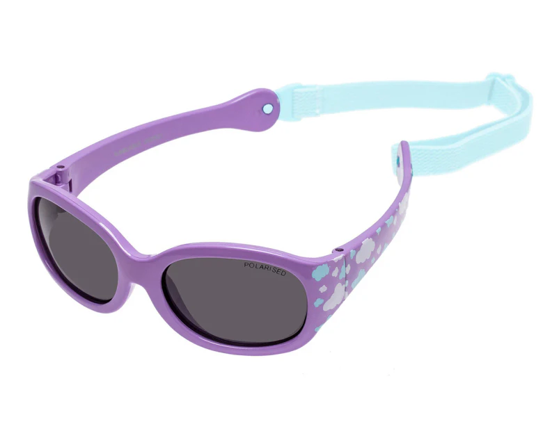 Cancer Council Baby Bumblebee Polarised Sunglasses - Lilac Purple/Smoke