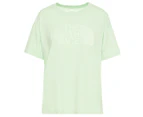 The North Face Women's Half Dome Tri-Blend Tee / T-Shirt / Tshirt - Misty Jade
