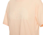 The North Face Women's Half Dome Tri-Blend Tee / T-Shirt / Tshirt - Pearl Blush