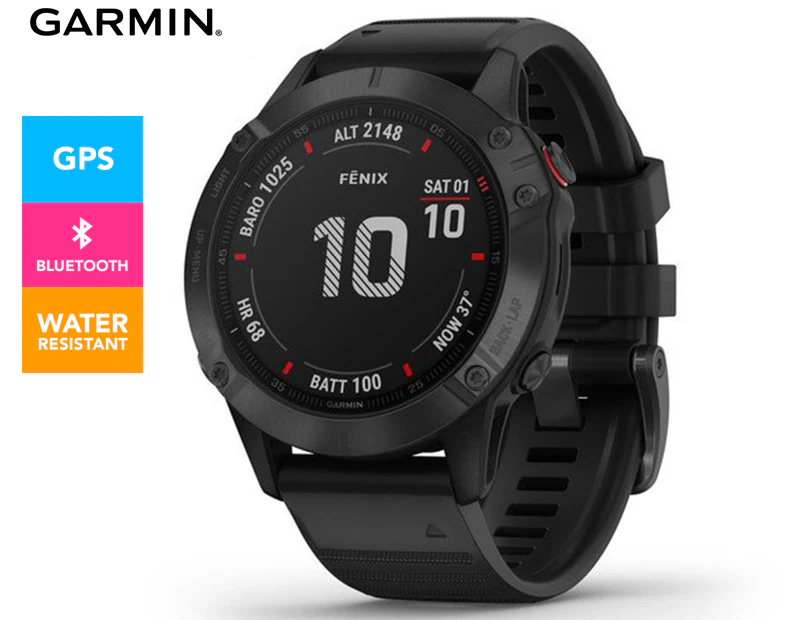 Garmin 47mm Fēnix 6 Pro GPS Smartwatch - Black