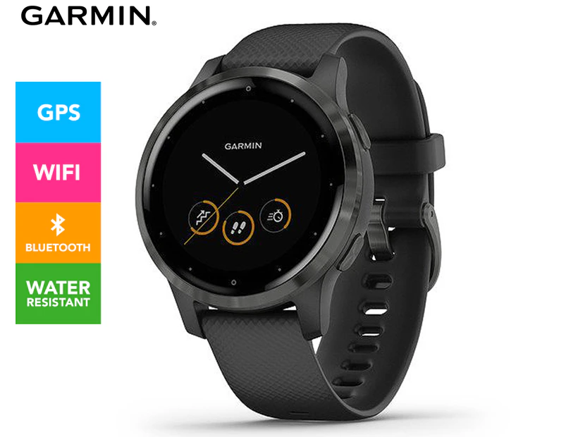 Garmin 40mm Vivoactive 4S GPS Smartwatch - Black/Slate