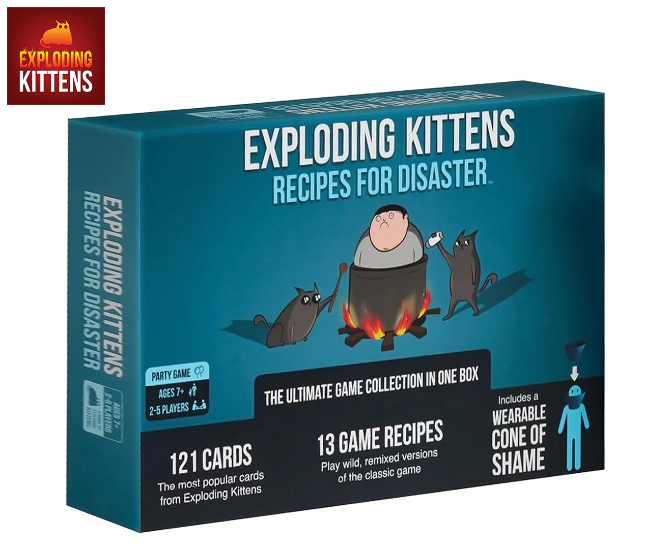 Exploding Kittens Recipes For Disaster Party Fun Card Game Kids/Children 7y+