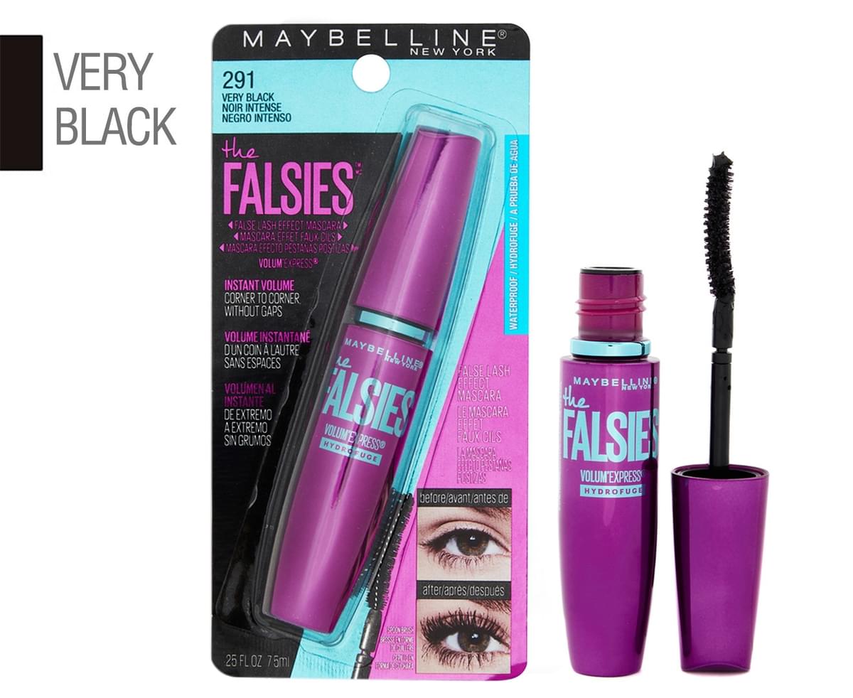 Maybelline Volum'Express The Falsies Waterproof Mascara 7.5mL - Very Black  | Catch.com.au