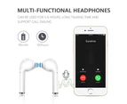 i7S TWS Earphones Dual Wireless Bluetooth Earbuds for iPhone 6/7 Plus/X/Samsung-Black