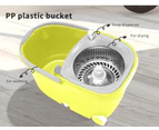 Cleanflo Spin Mop Bucket Set 360° Spinning Stainless Steel Rotating Wet Dry