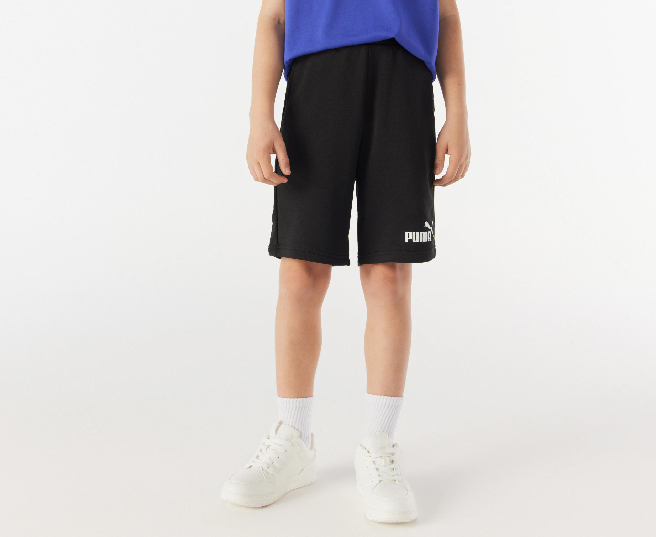 Puma Youth Boys' Essentials Sweat Shorts - Black