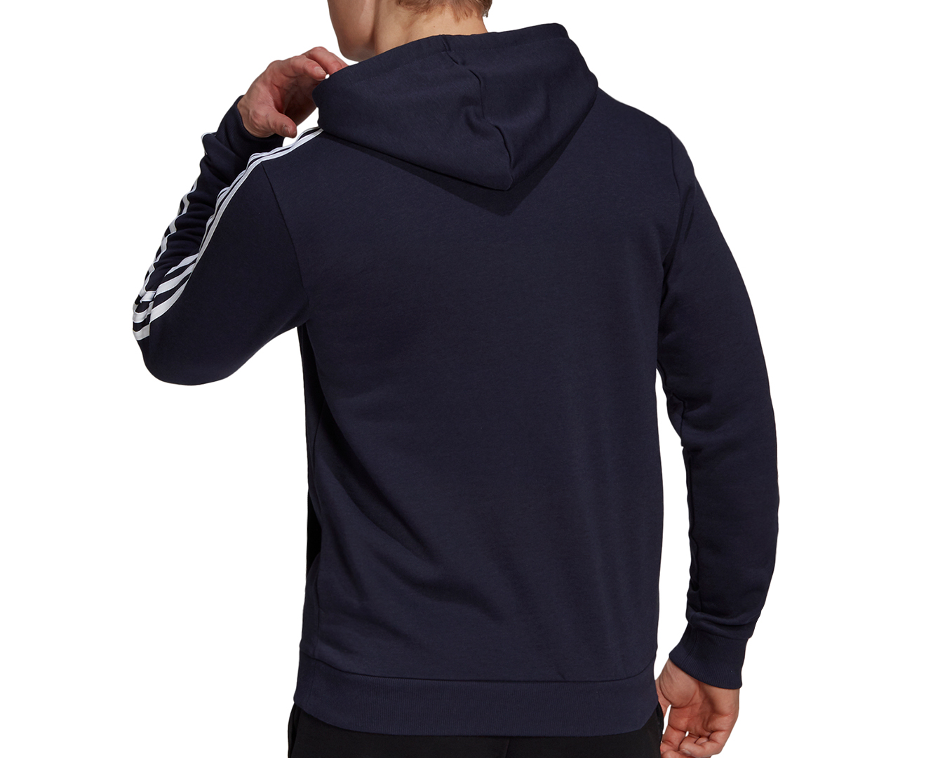 adidas men's essential fleece zip hoodie