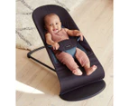 BabyBjörn Balance Baby Soft Cotton Bouncer Chair - Black/Dark Grey