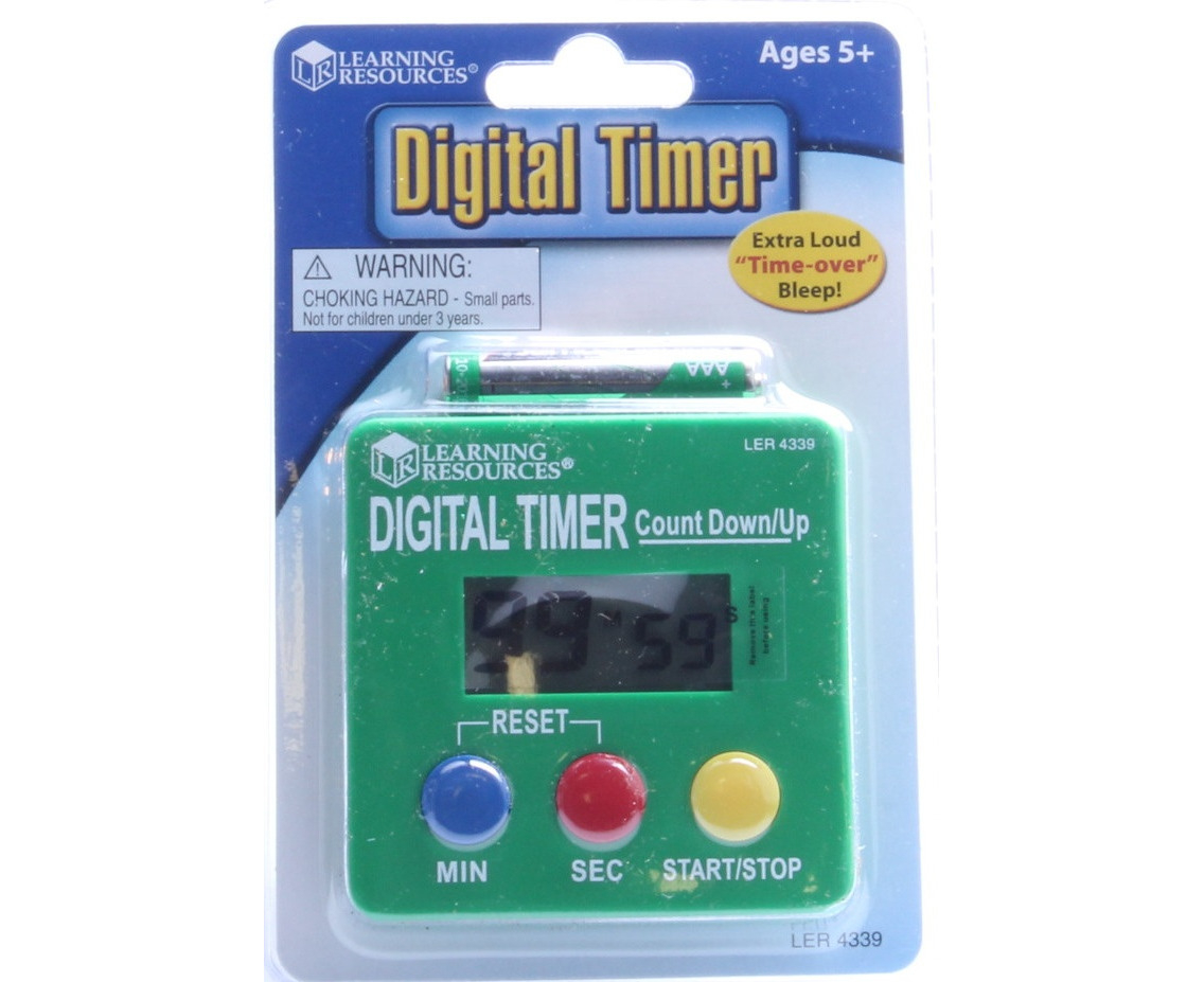 Learning Resources 4339 Digital Timer Count Down/Up