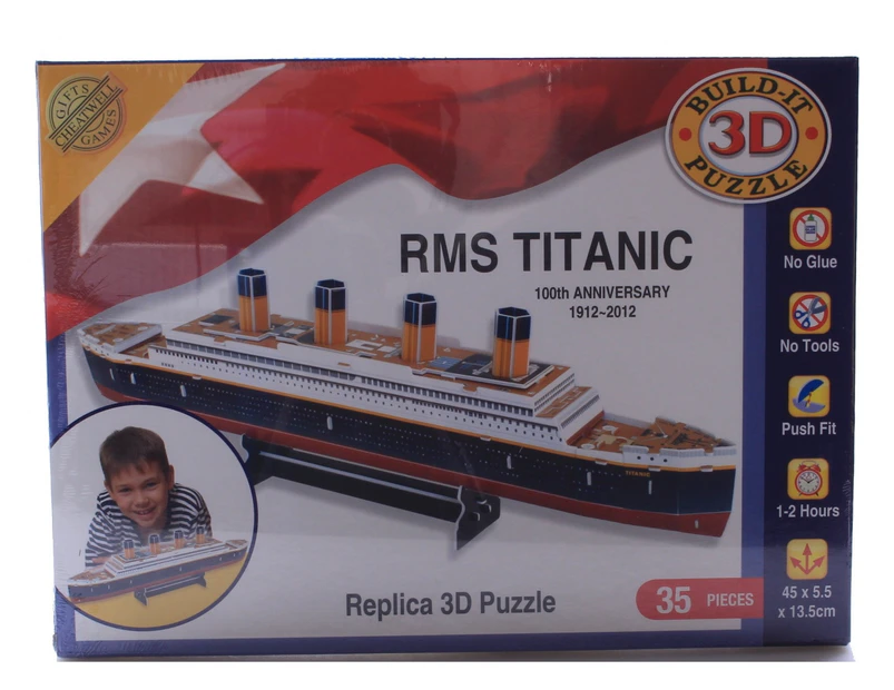 3D Build it Puzzle - RMS Titanic 100th Anniversary
