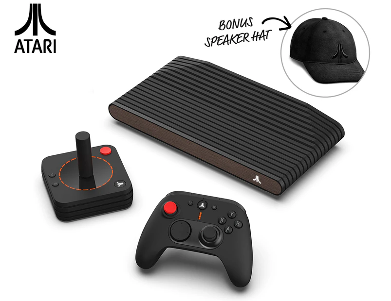 Atari VCS Black Walnut All In One Bundle + Bonus Speaker Hat