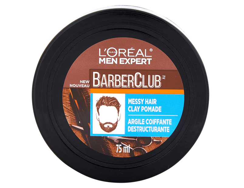 L'Oréal Men Expert Barber Club Messy Hair Clay Pomade 75mL |  .au